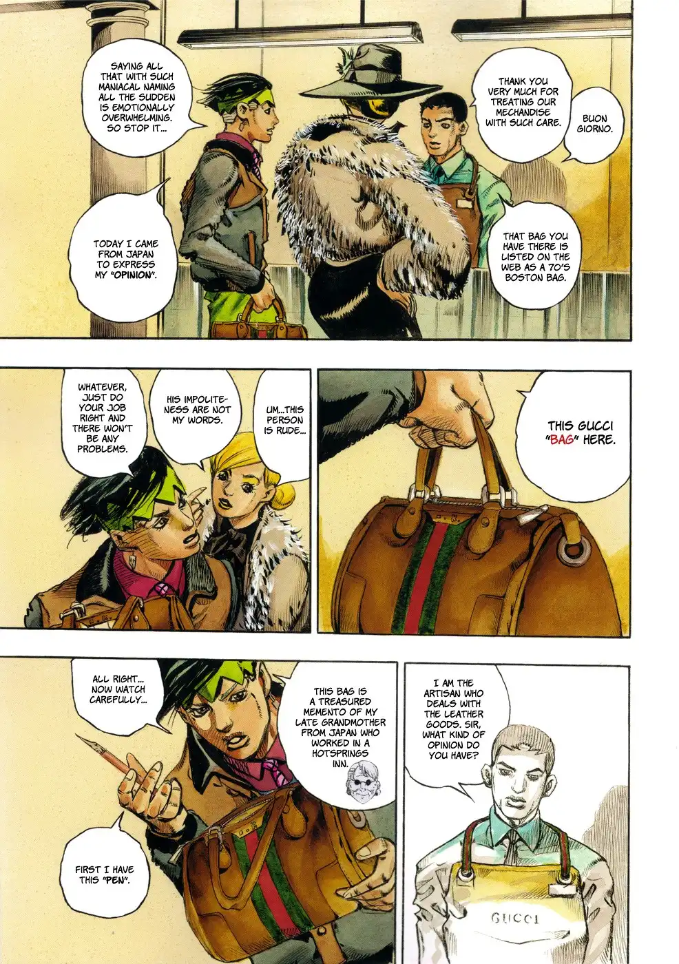 Rohan Kishibe Goes to Gucci Chapter 0 6